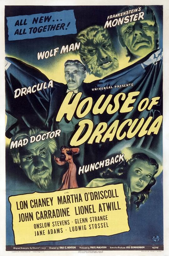 德古拉的房子 House of Dracula (1945)