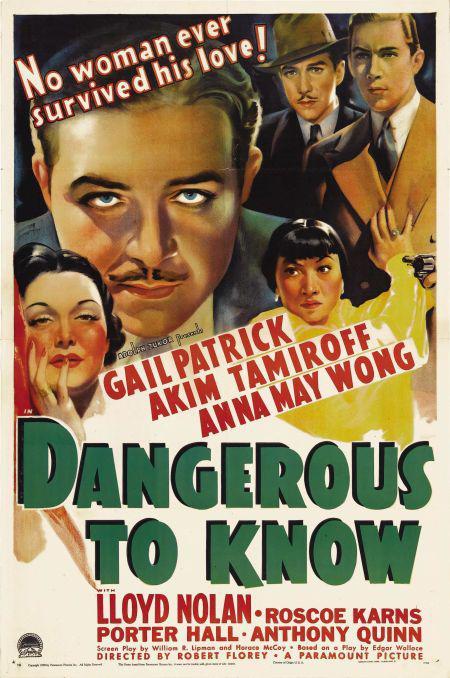 危险存在 Dangerous to Know (1938)