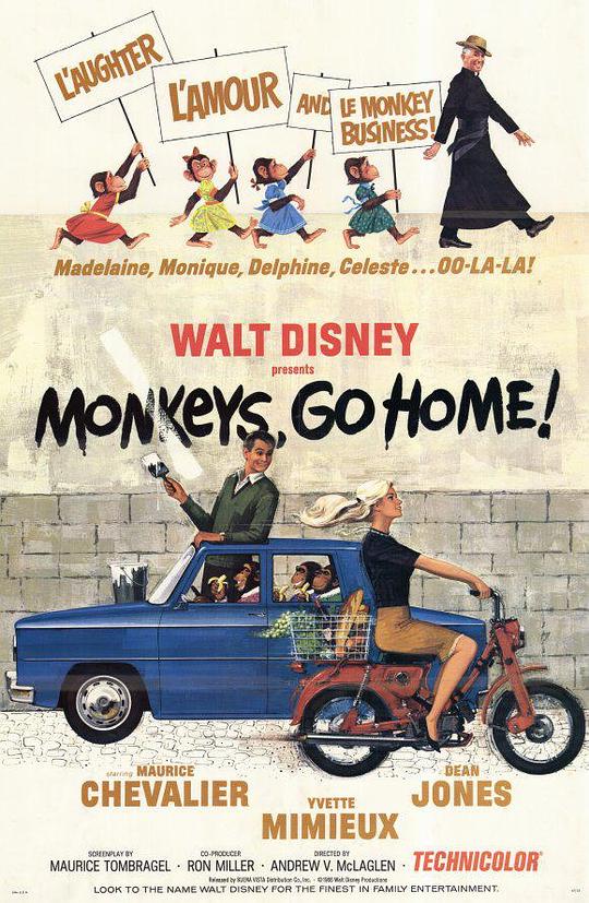 灵猴闹乐园 Monkeys, Go Home! (1967)