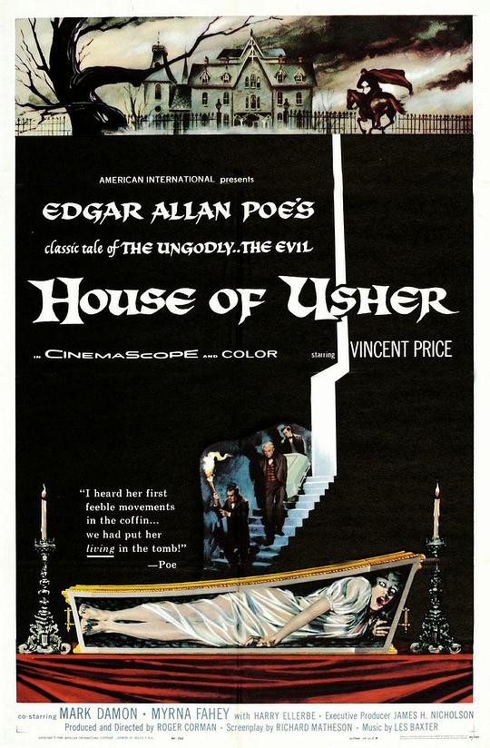 厄舍古厦的倒塌 House of Usher (1960)