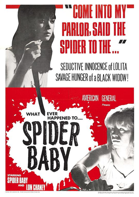 蜘蛛宝宝，或你所听说过最疯狂的故事 Spider Baby or, The Maddest Story Ever Told (1968)