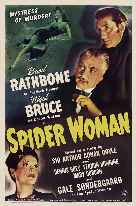 福尔摩斯和蜘蛛女 The Spider Woman (1944)