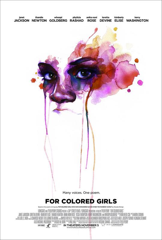 彩虹艳尽半边天 For Colored Girls (2010)