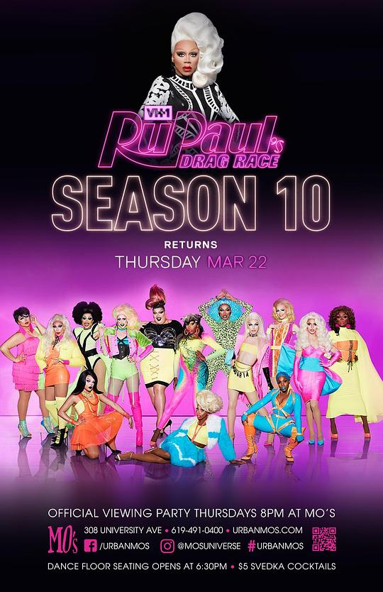 鲁保罗变装皇后秀 第十季 RuPaul's Drag Race Season 10 (2018)