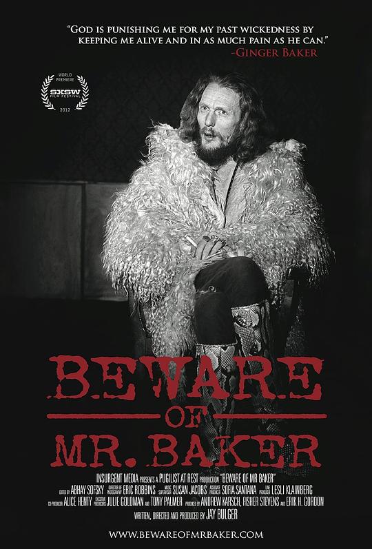 谨防贝克先生 Beware of Mr. Baker (2012)